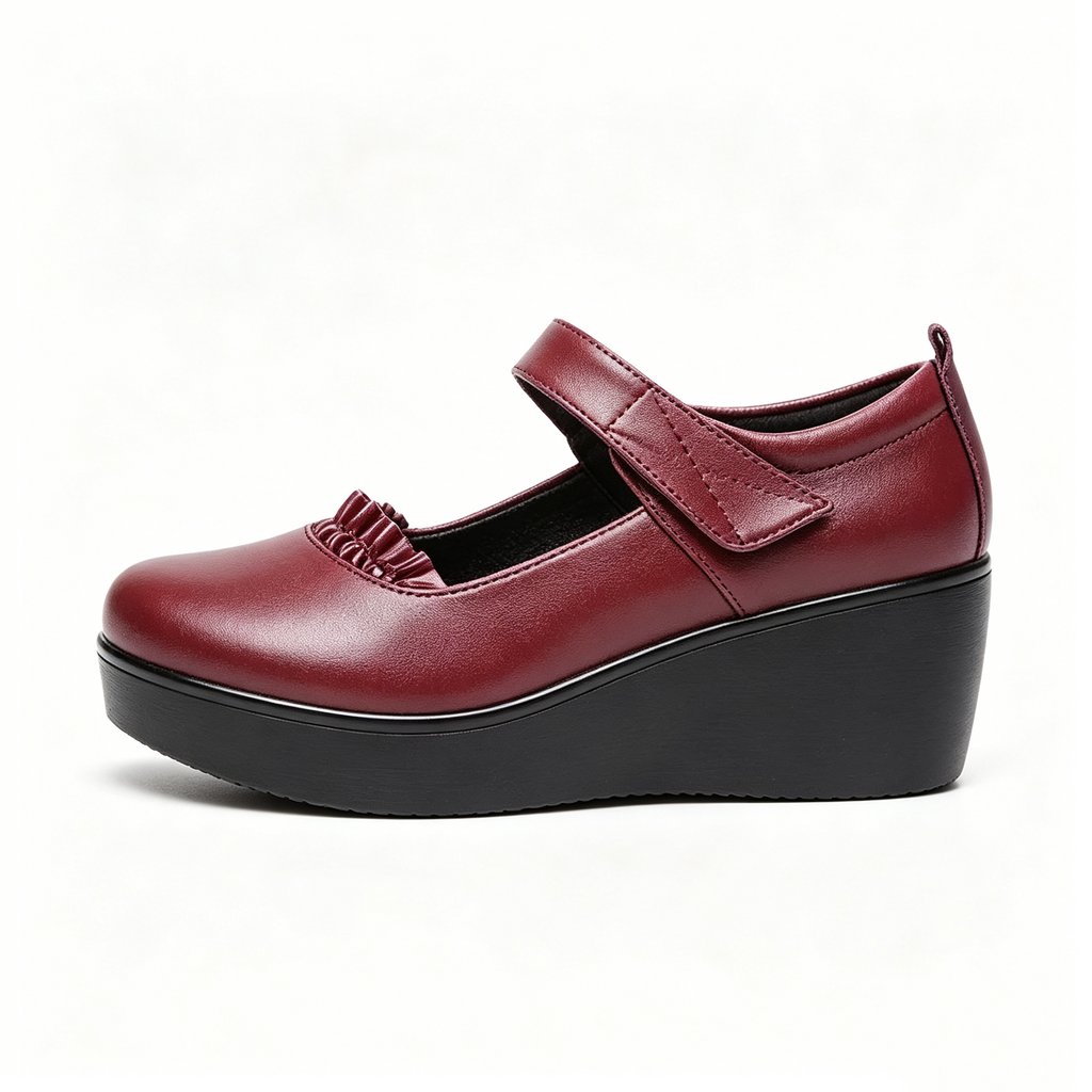 🔥【35-40】Pantofi noi din piele de vacă cu talpă groasă