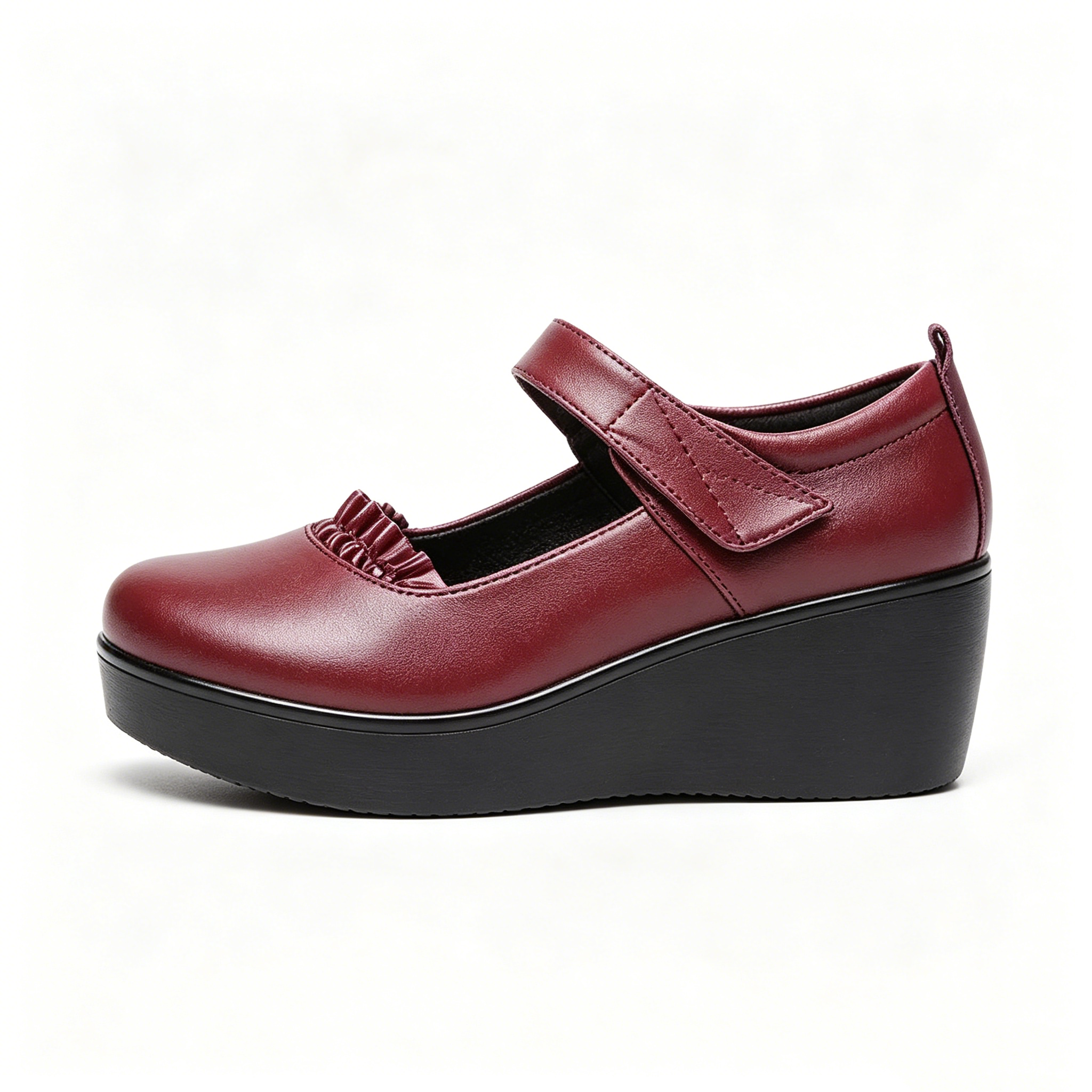 🔥【35-40】Pantofi noi din piele de vacă cu talpă groasă