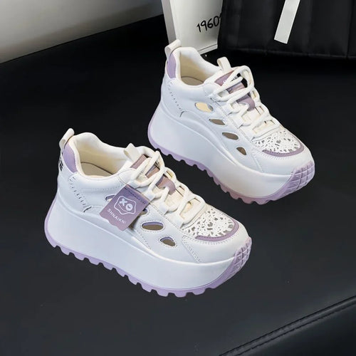🔥【35-40】Pantofi casual cu talpă groasă și design ajurat